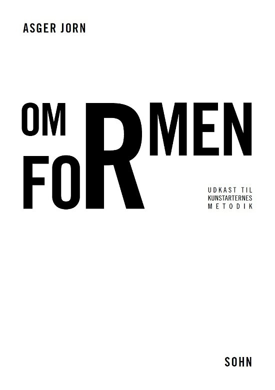 Cover for Asger Jorn · Om formen (Poketbok) [1:a utgåva] (2011)