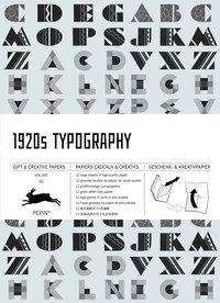 1920s Typography: Gift & Creative Paper Book Vol 91 - Pepin Van Roojen - Livres - Pepin Press - 9789460091049 - 11 mars 2019
