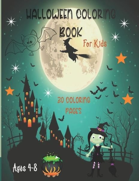 Cover for Nekiri Rose Press · Halloween Coloring Book for Kids (Paperback Bog) (2020)