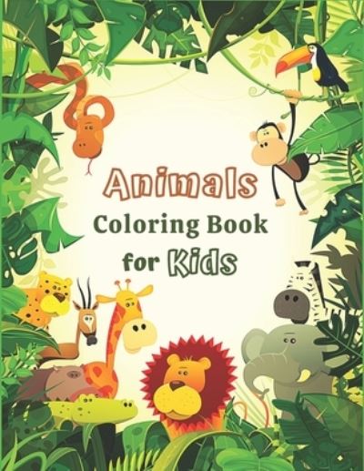 Cover for Coloring Books · Animals Coloring Book for Kids (Paperback Book) (2021)