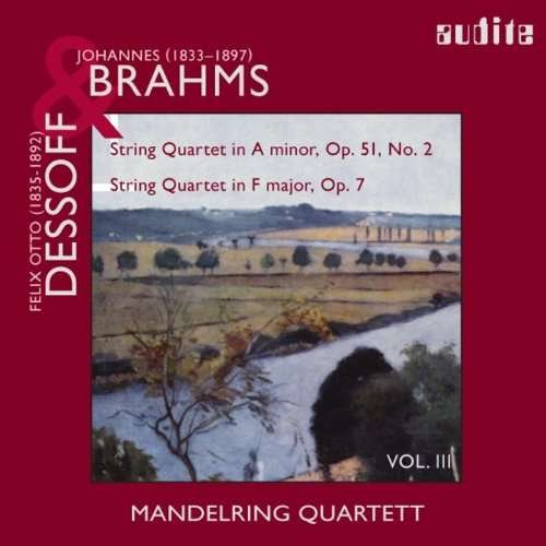 Cover for Brahms / Manderling Quartet · String Quartet (CD) (2007)