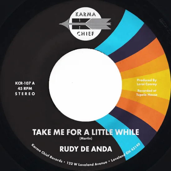 Cover for Rudy De Anda · Take Me For A Little While (LP) (2024)