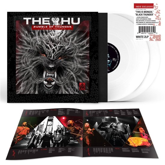Cover for The HU · Rumble of Thunder (Deluxe) (LP) [Limited Solid White Vinyl edition] (2023)