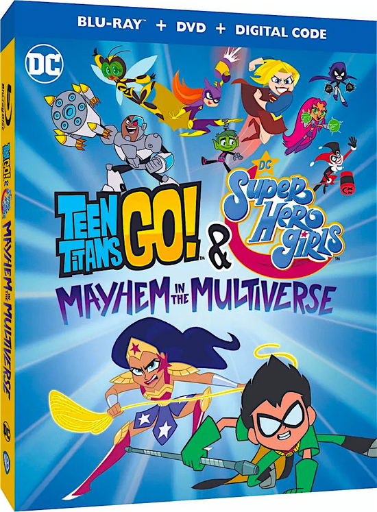 Cover for Teen Titans Go &amp; Dc Super Hero Girls: Mayhem in (Blu-Ray) (2022)