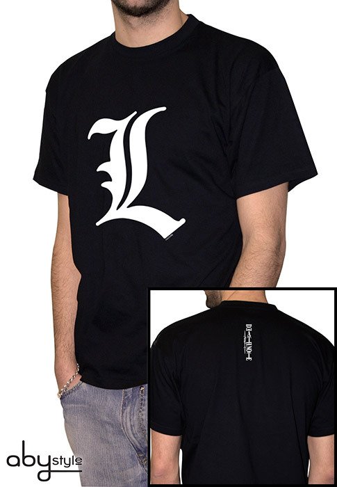 DEATH NOTE - T-Shirt Basic Men L Tribute Black (XL - Death Note - Merchandise - Abysse Corp - 3760116315050 - 7. februar 2019