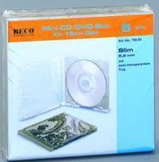 Cover for BECO GmbH &amp; Co. KG · MiniCD / DVD-Box:5 f 18cm-Disc, transp.*** (N/A)