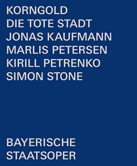 Cover for E.W. Korngold · Die Tote Stadt (Blu-ray) (2021)
