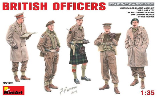 Cover for MiniArt · British Officers (Toys)