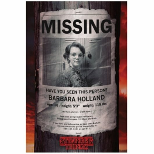 Cover for Stranger Things · Barb Is Missing (maxi (poster) (MERCH)