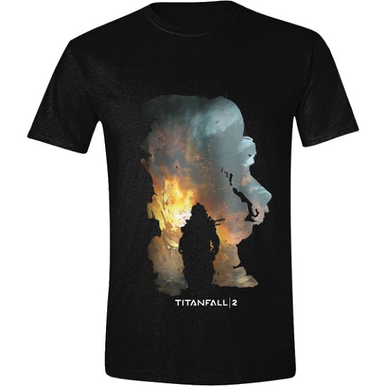 Cover for Titanfall 2 · Titanfall 2 - Titan Scorch &amp; Kane Men T-shirt - Black - L (Legetøj)