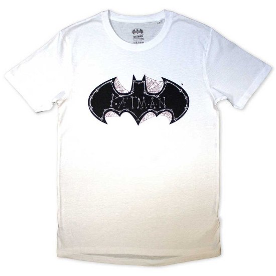 DC Comics Unisex T-Shirt: Batman - Bat Skull & Cobwebs - DC Comics - Merchandise -  - 5056737248050 - 