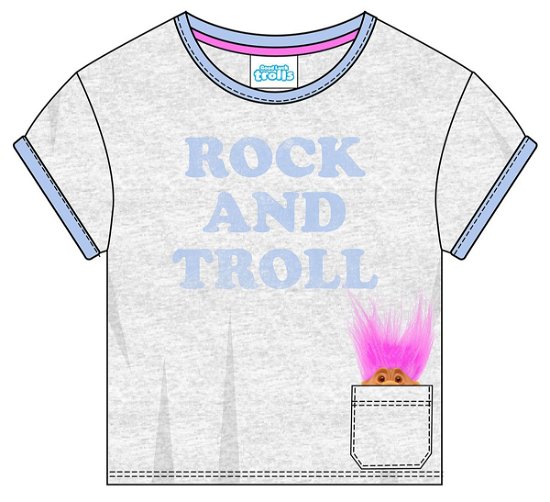 Trolls: Slogan Troll Hair (T-Shirt Donna Tg. M) - Trolls - Annen -  - 5060322522050 - 