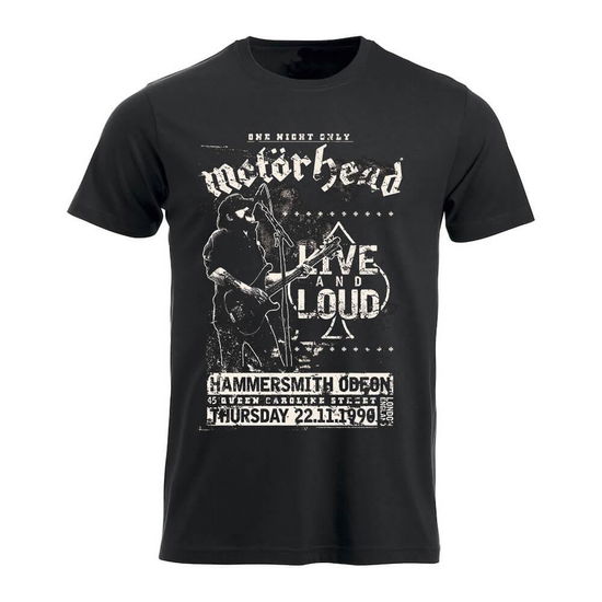 Cover for Motörhead · Live and Loud (T-shirt) [size M] (2022)