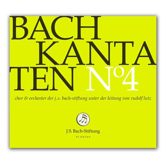 Bach Kantaten No°4 - J.S. Bach-Stiftung / Lutz,Rudolf - Music - J.S. Bach-Stiftung - 7640151160050 - May 1, 2014