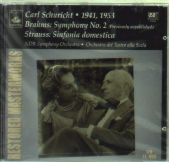 Cover for Brahms / Strauss,r. / Ndr So Hamburg / Schuricht · Symphony 2 in D / Sinfonia Domestica (CD) (2003)