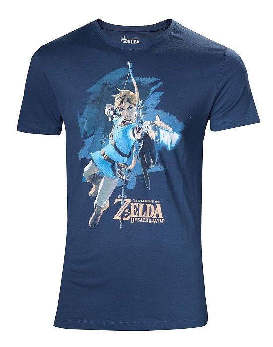 Zelda Breath of the Wild - Link with Arrow Men's T-shirt - Size XL (Ts281111zel-xl) - Bioworld Europe - Merchandise -  - 8718526079050 - 