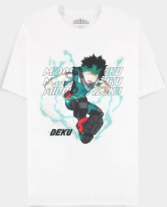 My Hero Academia T-Shirt White Deku Größe M - My Hero Academia - Merchandise -  - 8718526392050 - December 25, 2022