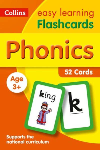 Cover for Collins Easy Learning · Phonics Flashcards: Ideal for Home Learning - Collins Easy Learning Preschool (Cartas de oráculo/tarô) (2017)