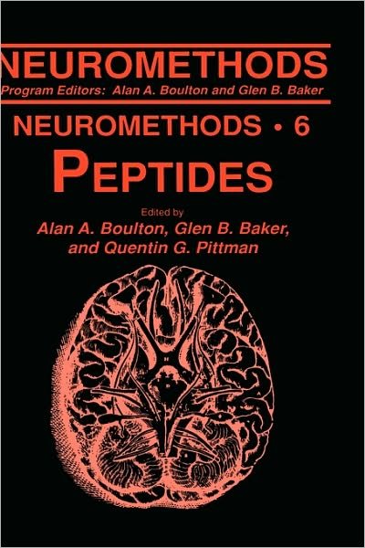 Cover for Mary Ed. Boulton · Peptides - Neuromethods (Hardcover Book) [1987 edition] (1987)