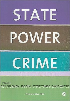 Cover for Roy er Al Coleman · State, Power, Crime (Paperback Book) (2009)