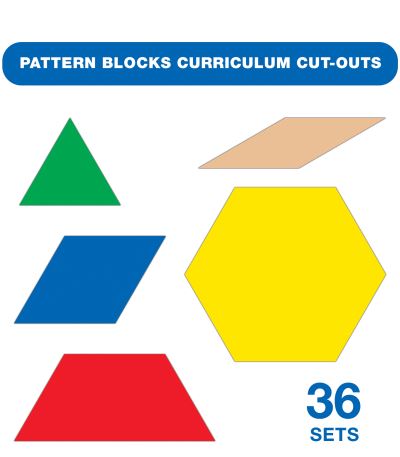 Pattern Blocks Curriculum Cut-Outs - Carson-Dellosa Publishing - Inne - Carson Dellosa Education - 9781483829050 - 14 stycznia 2016