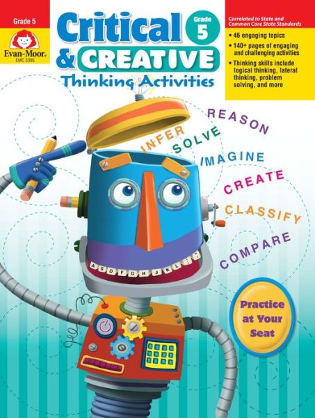 Cover for Educational Publishers Evan-moor · Critical and Creative Thinking Activities, Grade 5 (Teacher) (Paperback Book) (2008)