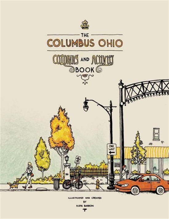 Cover for Katie Barron · The Columbus Ohio Coloring and Activity Book (Paperback Book) (2014)