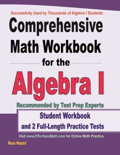 Cover for Reza Nazari · Comprehensive Math Workbook for Algebra I (Paperback Book) (2020)