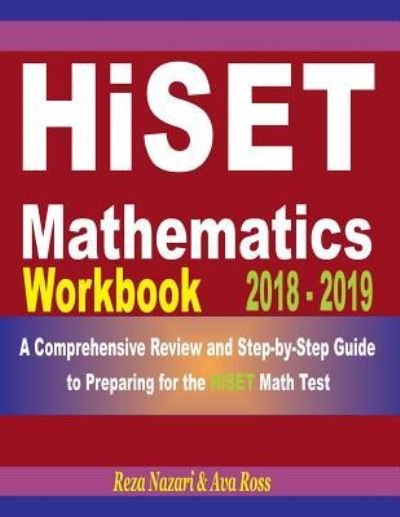 Cover for Ava Ross · Hiset Mathematics Workbook 2018 - 2019 (Paperback Book) (2018)