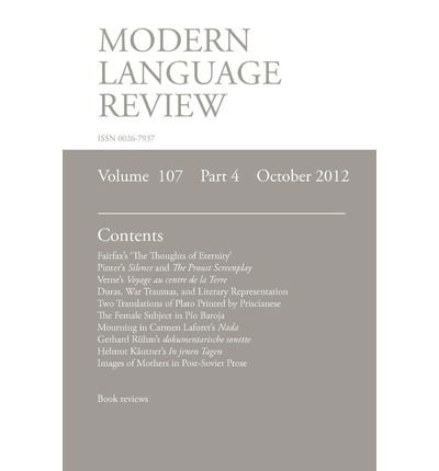Cover for Brian Richardson · Mlr October 2012 (Paperback Book) (2012)