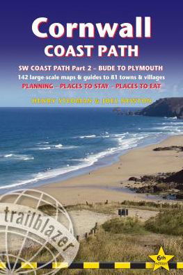 Cover for Henry Stedman · Cornwall Coast Path: Bude to Plymouth : Practical walking guide with 142 Large-Scale Walking Maps &amp; Guides to 81 Towns (Poketbok) (2019)