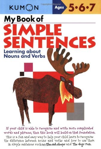 Cover for Kumon · My Book of Simple Sentences: Nouns and Verbs (Paperback Bog) (2005)