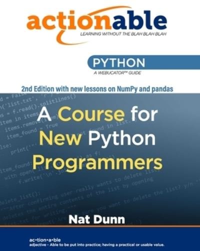 Cover for Nat Dunn · Actionable Python (Paperback Book) (2020)