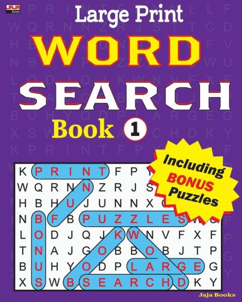 Cover for Jaja Books · Large Print Word Search Book (Taschenbuch) (2018)