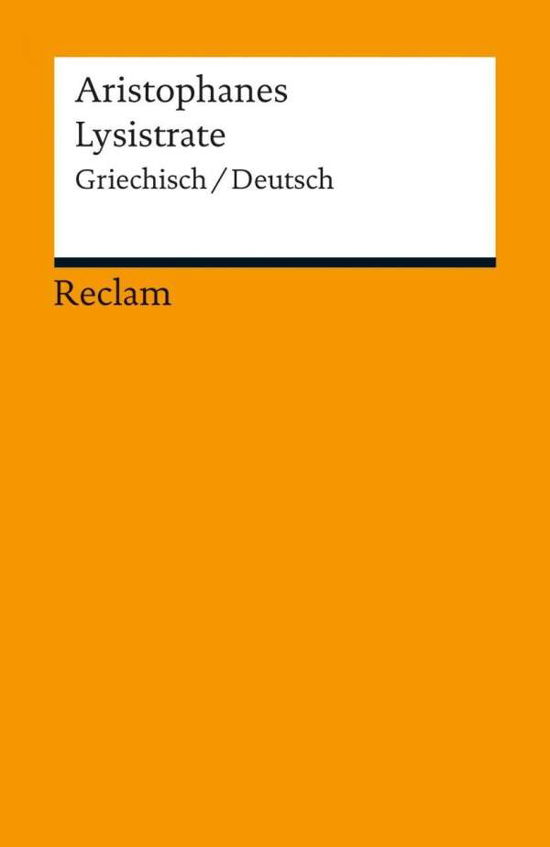 Cover for Aristophanes · Reclam UB 19005 Aristophanes.Lysistrat (Buch)