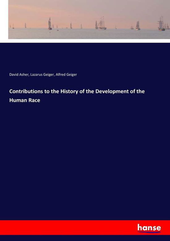 Cover for Asher · Contributions to the History of t (Book) (2017)