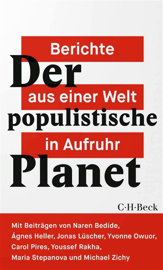 Cover for Lüscher · Der populistische Planet (Book)