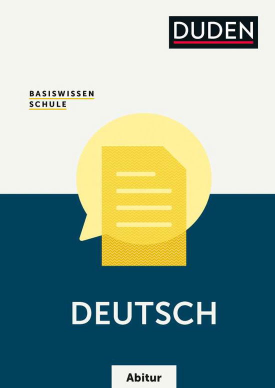 Cover for Basiswissen Schule · Basiswissen Schule - Deutsch Abitur (Book)