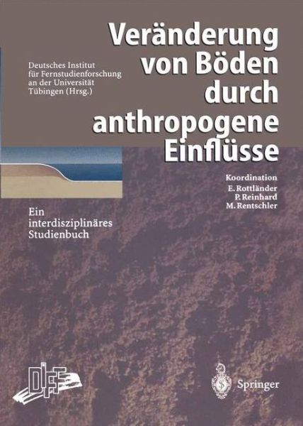Cover for Veranderung von Boden durch anthropogene Einflusse: Ein interdisziplinares Studienbuch (Paperback Book) (2012)