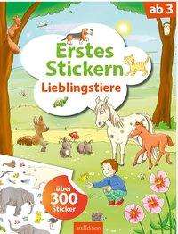 Cover for Petra Theissen · Erstes Stickern Lieblingstiere (Book)