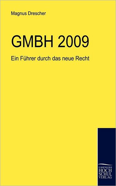 Cover for Magnus Drescher · Gmbh 2009 (Paperback Book) [German edition] (2009)