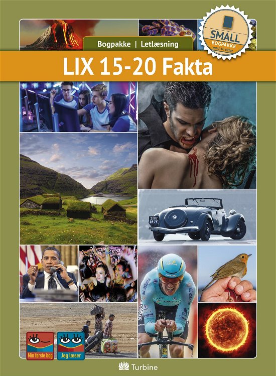 Cover for Bogpakke, letlæsning, fakta · Bogpakke: LIX 15-20 Fakta ( SMALL 10 bøger) (Boksett) [1. utgave] (2019)