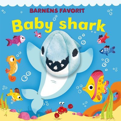 Cover for Marie Helleday Ekwurtzel · Söt saga med fingerdocka: Baby Shark (Tavlebog) (2020)