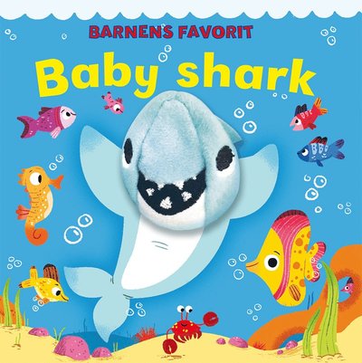 Cover for Marie Helleday Ekwurtzel · Söt saga med fingerdocka: Baby Shark (Board book) (2020)