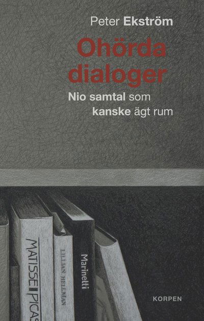 Cover for Peter Ekström · Ohörda dialoger : nio samtal som kanske ägt rum (Paperback Book) (2024)