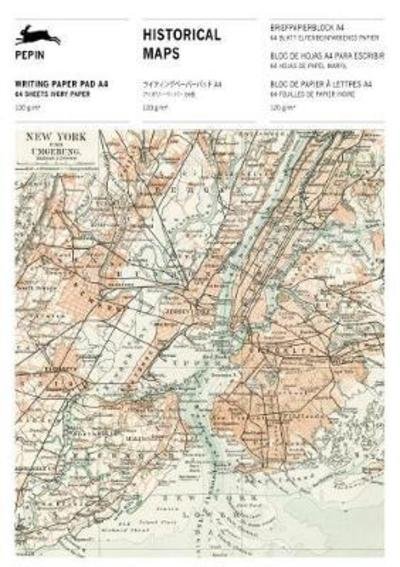 Cover for Pepin Van Roojen · Historical Maps: Writing Paper &amp; Note Pad A4 (Pocketbok) (2018)