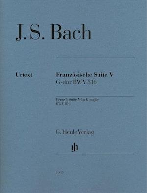 Cover for Johann Sebastian Bach · French Suite V in G major BWV 816 (Paperback Bog) (2022)