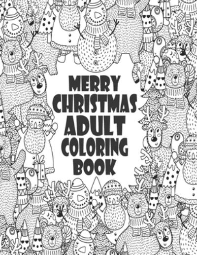 Cover for Becker Press · Merry Christmas Adult Coloring Book (Paperback Book) (2020)