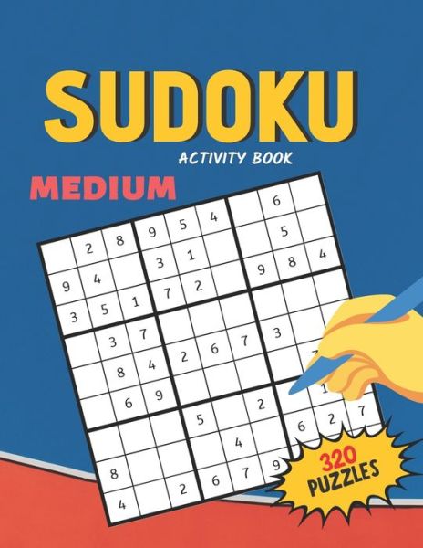 Cover for Mia Smith · Sudoku Activity Book Medium 320 Puzzles (Paperback Book) (2020)