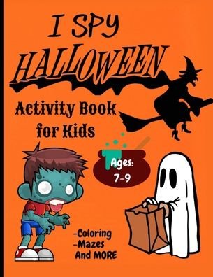 Cover for Black Cat Design · I Spy Halloween Activity Book for Kids (Taschenbuch) (2020)